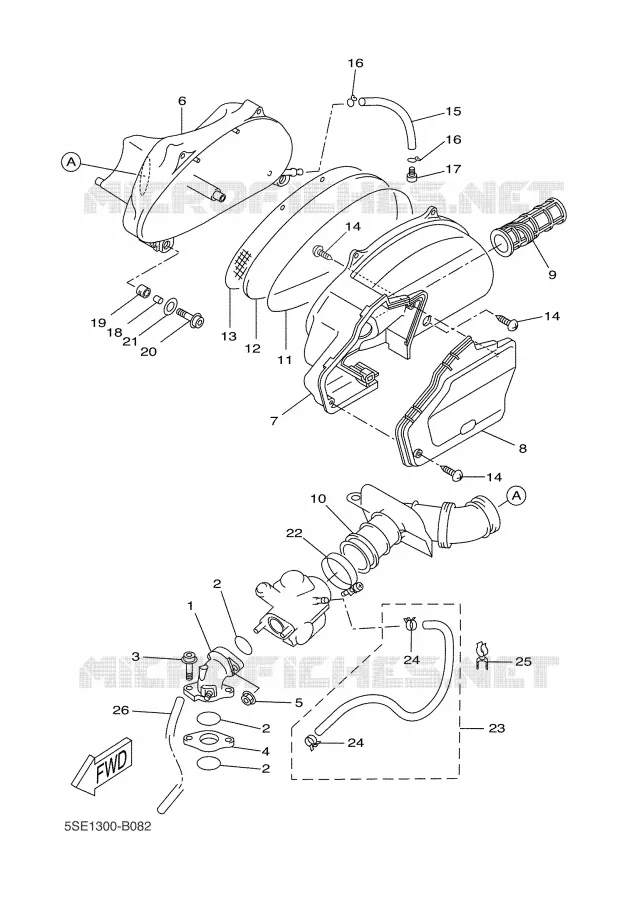 INLAAT Yamaha SCOOTER 300 2005 VERSITY  VP300 VERSITY