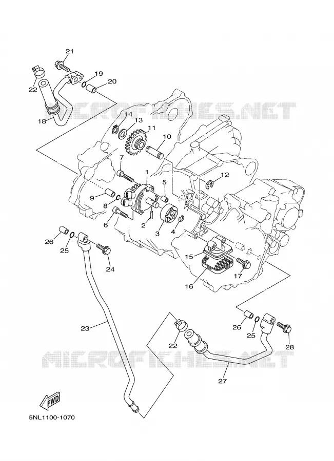 OLIEPOMP Yamaha MOTO 250 2002 WRF  WR250F