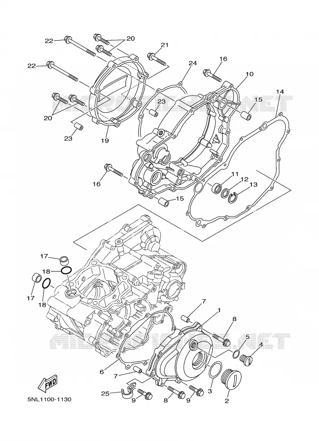 DEKSEL - MOTOR 1 Yamaha MOTO 250 2002 WRF  WR250F