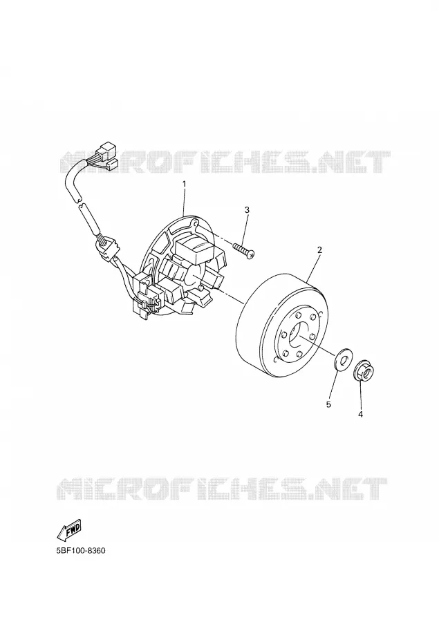 DYNAMO Yamaha MOTO 250 2002 WRF  WR250F