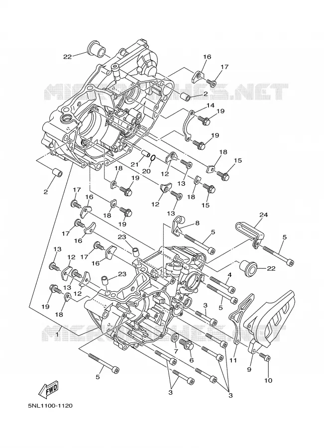 CARTERDELEN Yamaha MOTO 250 2002 WRF  WR250F