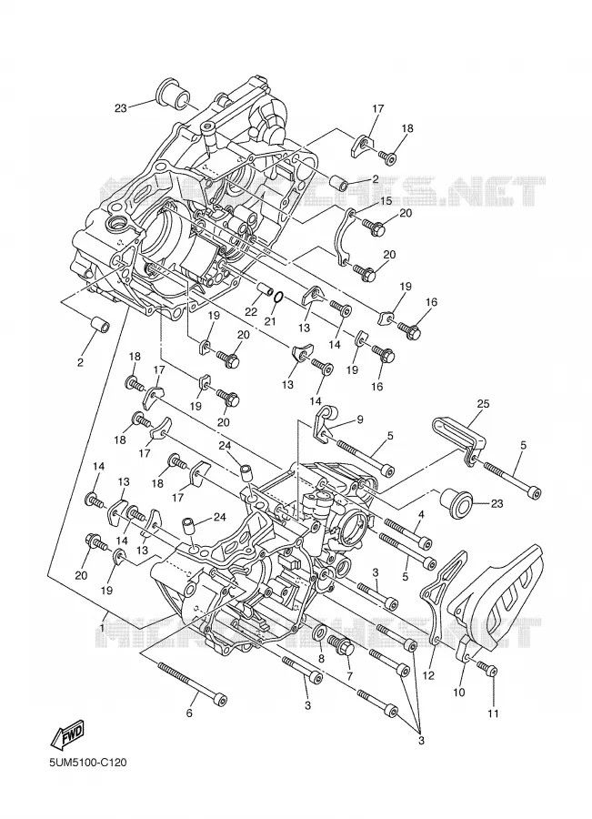 CARTERDELEN Yamaha MOTO 250 2005 WRF  WR250FT
