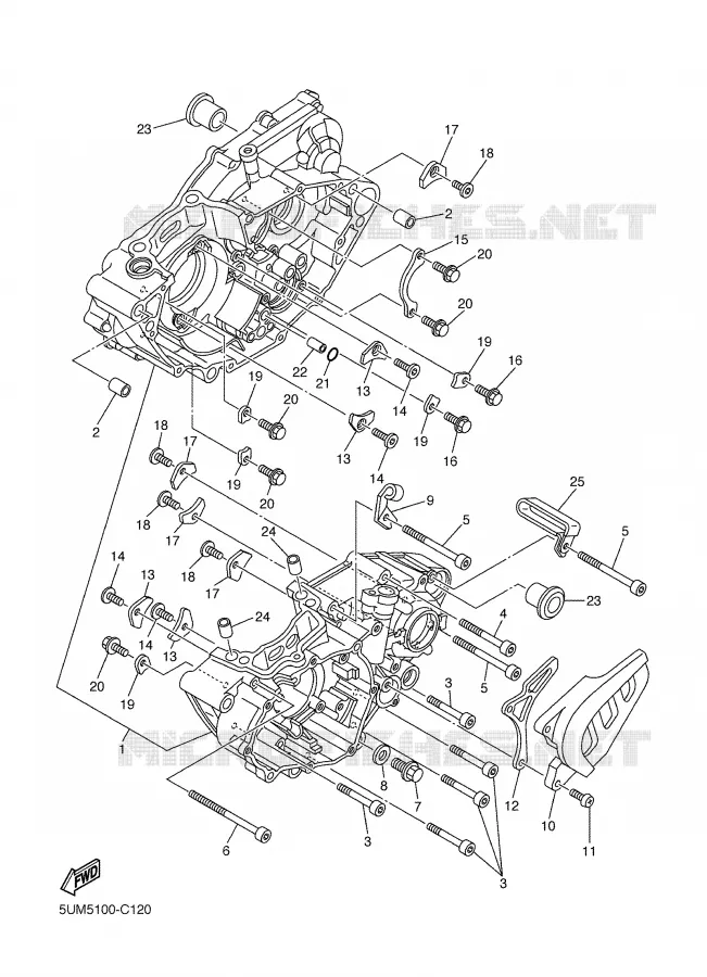 CARTERDELEN Yamaha MOTO 250 2005 WRF  WR250FT