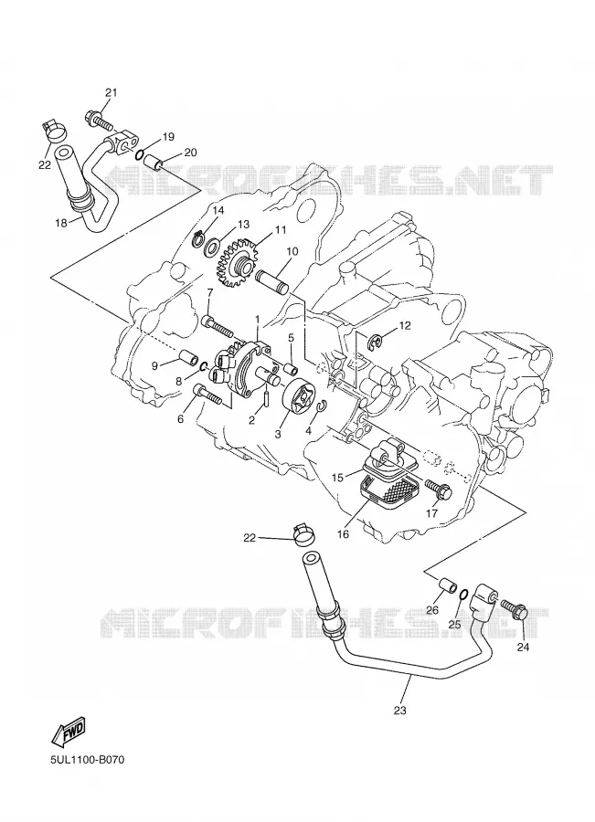 OLIEPOMP Yamaha MOTO 250 2006 WRF  WR250FV