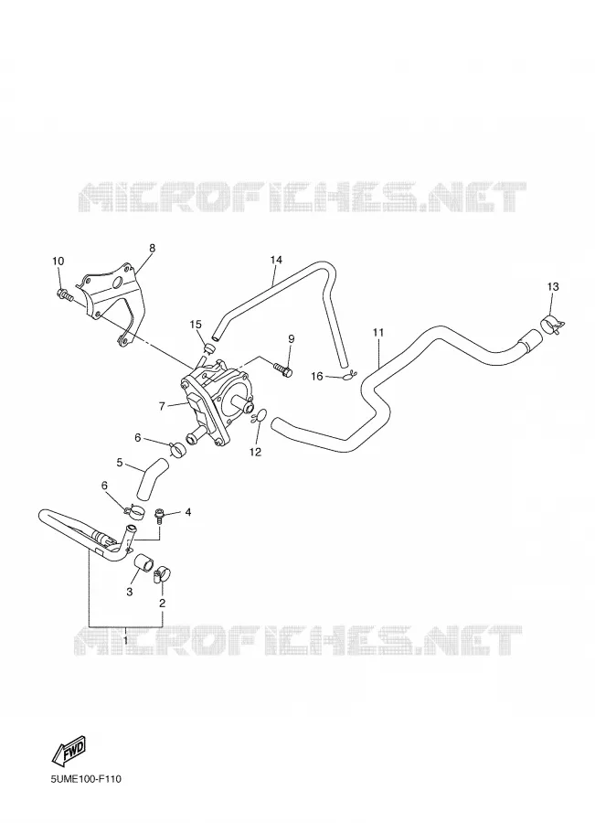 AIR INDUCTION SYSTEM AIS Yamaha MOTO 250 2007 WRF  WR250FW