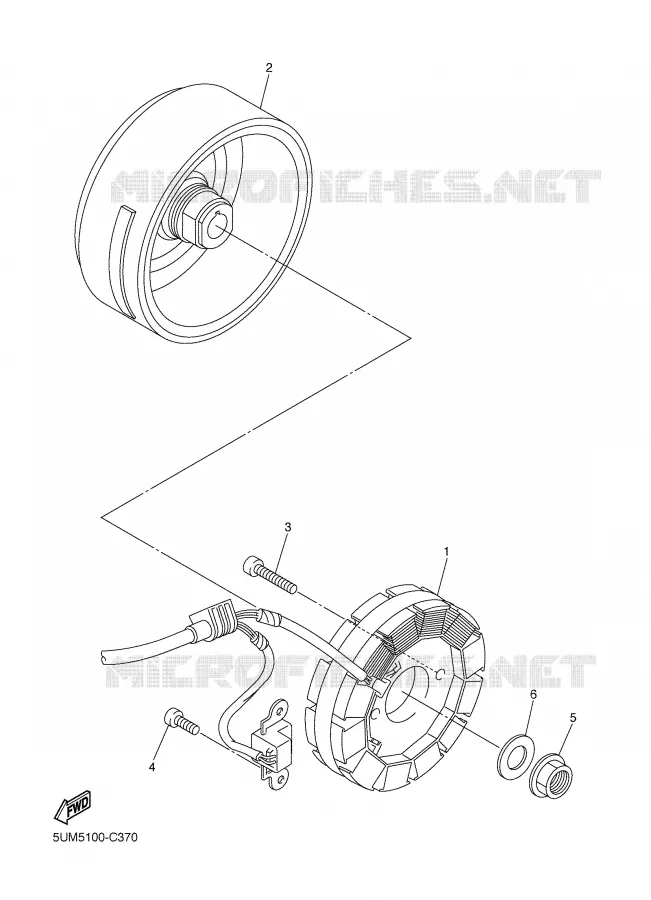 DYNAMO Yamaha MOTO 250 2007 WRF  WR250FW