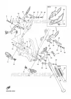 STANDAARD / VOETSTEUN voor Yamaha WR250X 2008