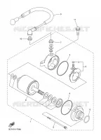STARTMOTOR voor Yamaha WR250X 2008