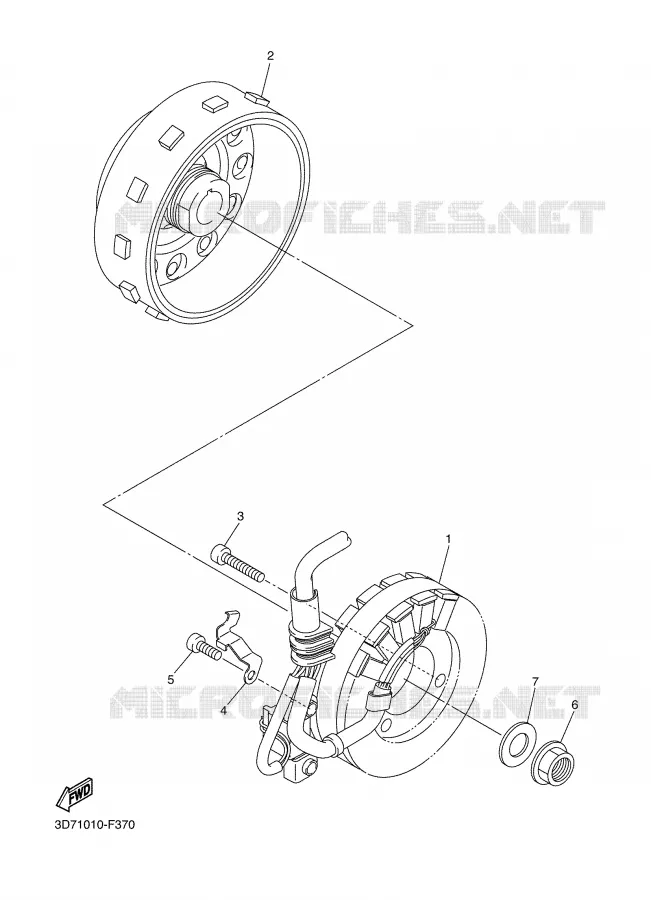DYNAMO Yamaha MOTO 250 2008 WRX  WR250XX