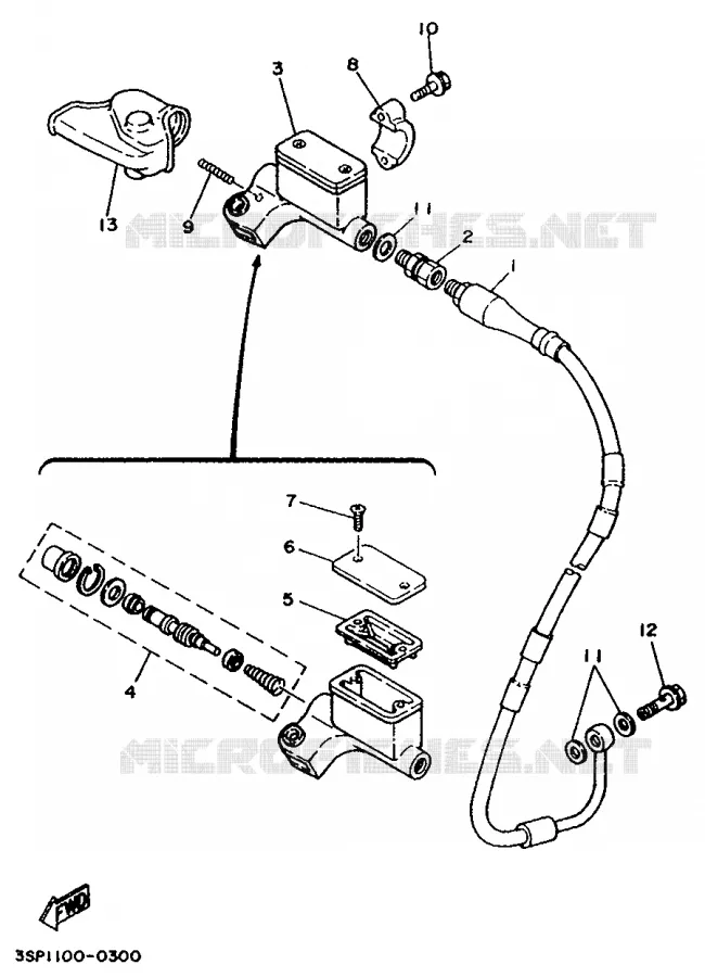 POMP VOOR Yamaha MOTO 250 1995 WRZ  WR250Z