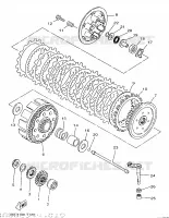STARTMOTOR KOPPELINGS voor Yamaha WR250Z 1997