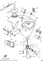 BENZINE TANK voor Yamaha WR250Z 1997