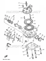 CILINDERKOP voor Yamaha WR250ZE 1993