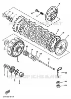 STARTMOTOR KOPPELINGS voor Yamaha WR250ZE 1993