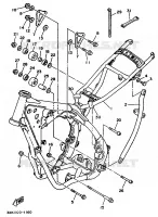 FRAME voor Yamaha WR250ZE 1993