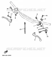 STUURSCHAKELAAR / HEVEL voor Yamaha WR250ZE 1993