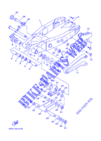 ACHTERBRUG voor Yamaha WR250ZK 1998