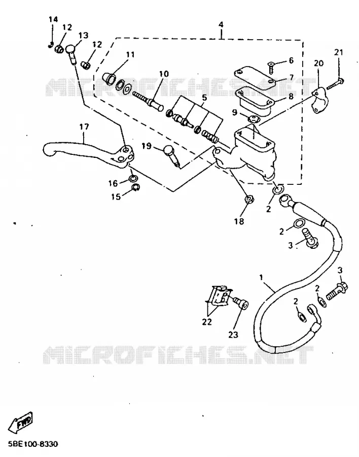 POMP VOOR Yamaha MOTO 400 1998 WRF  WR400F