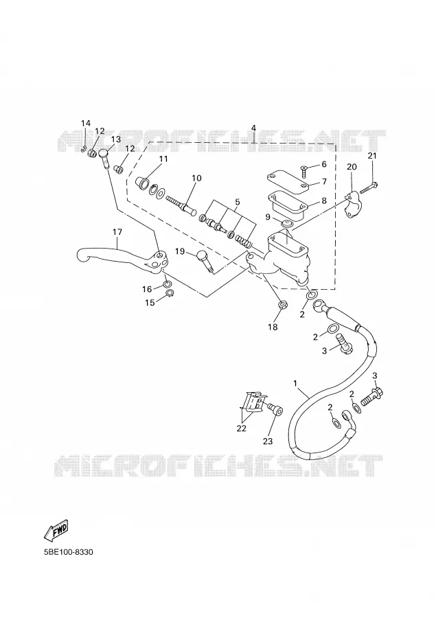 POMP VOOR Yamaha MOTO 400 1999 WRF  WR400F