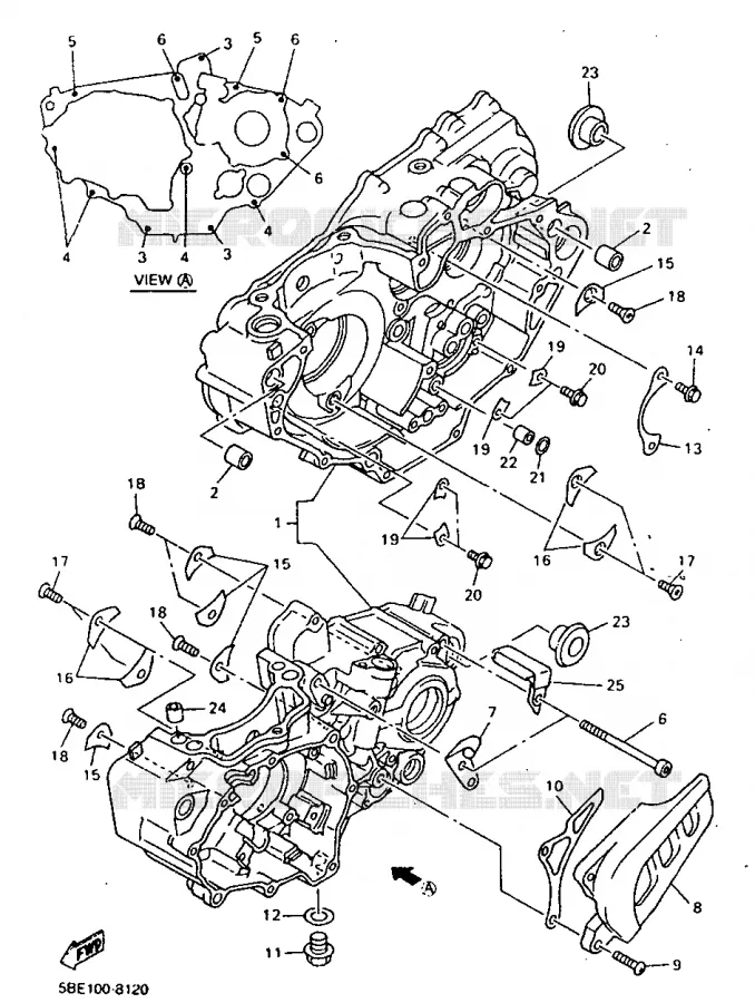 CARTERDELEN Yamaha MOTO 400 1999 WRF  WR400F