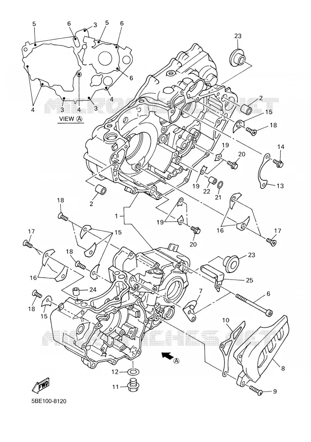 CARTERDELEN Yamaha MOTO 400 2000 WRF  WR400F