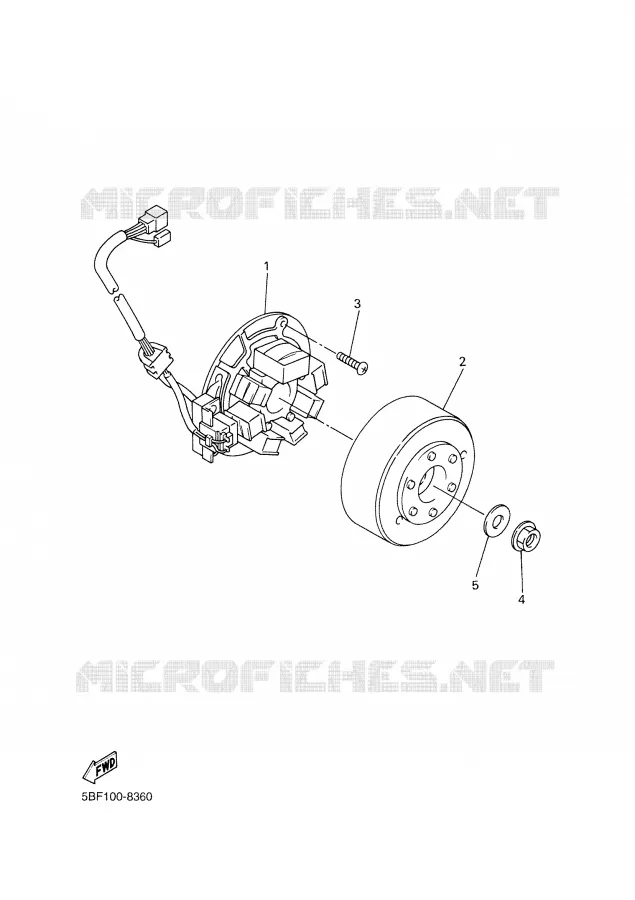 DYNAMO Yamaha MOTO 400 2000 WRF  WR400F