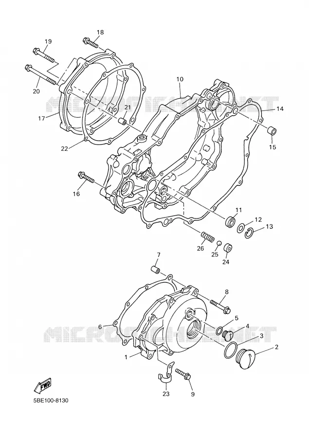 DEKSEL - MOTOR 1 Yamaha MOTO 400 2000 WRF  WR400F