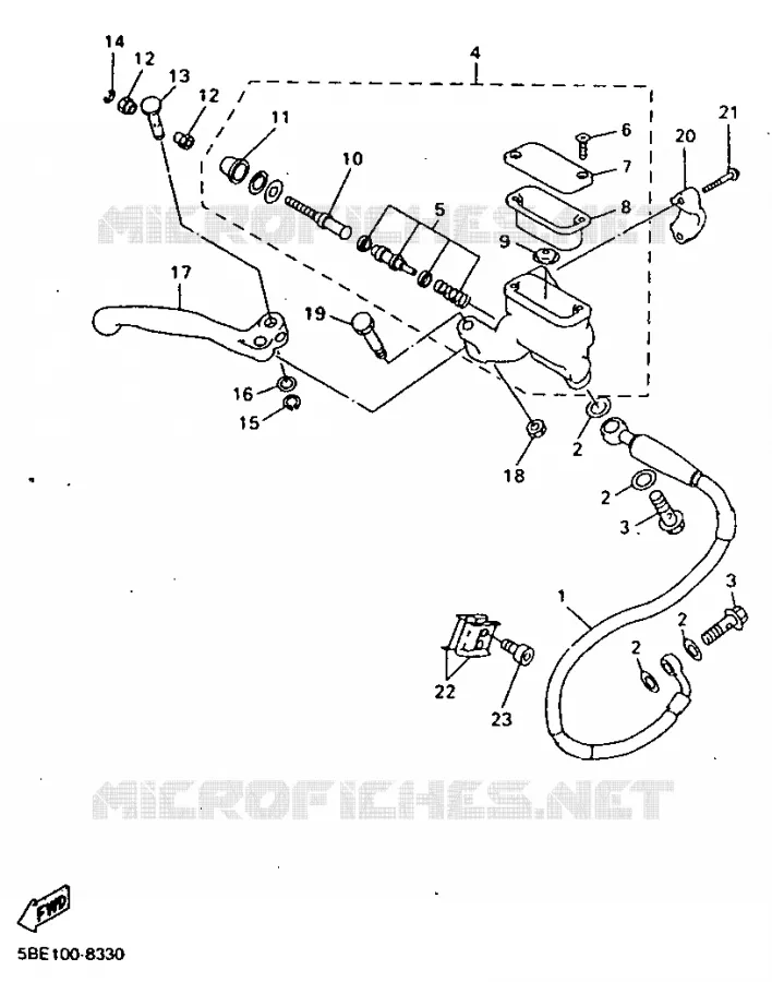 POMP VOOR Yamaha MOTO 400 1998 WRF  WR400FK