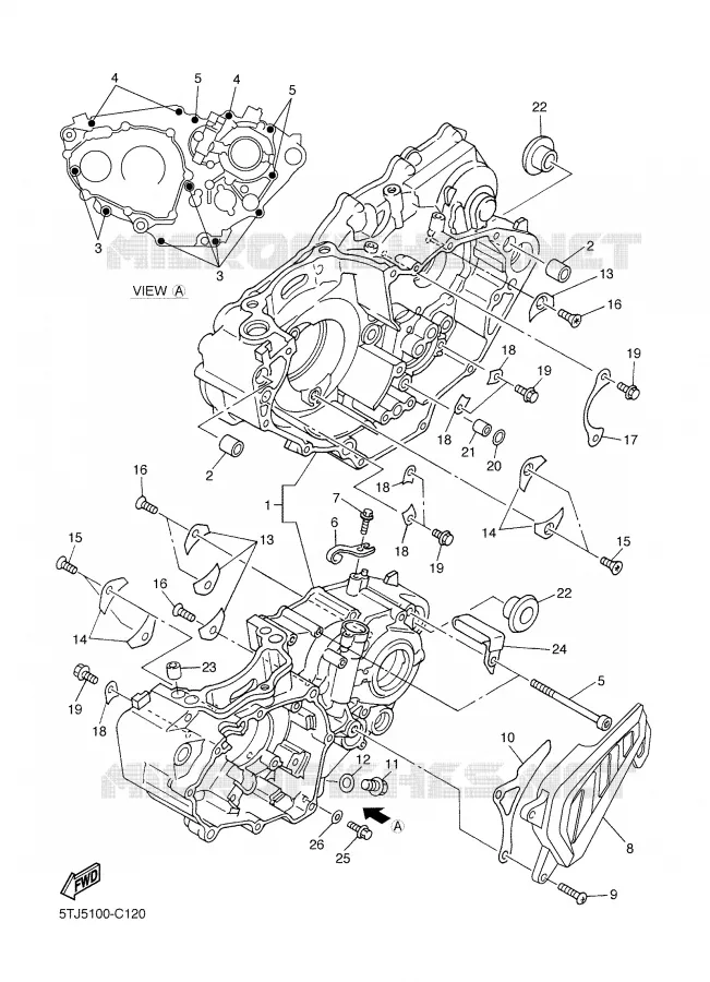 CARTERDELEN Yamaha MOTO 450 2005 WRF  WR450F