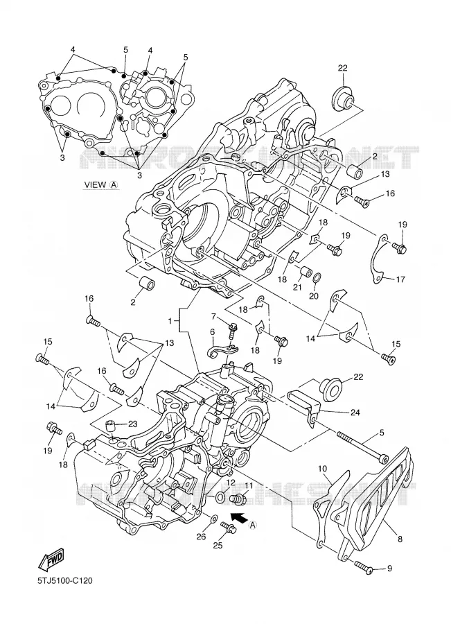 CARTERDELEN Yamaha MOTO 450 2006 WRF  WR450F