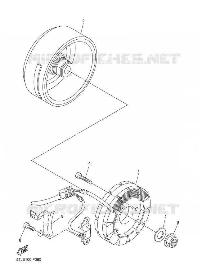 DYNAMO Yamaha MOTO 450 2007 WRF  WR450F