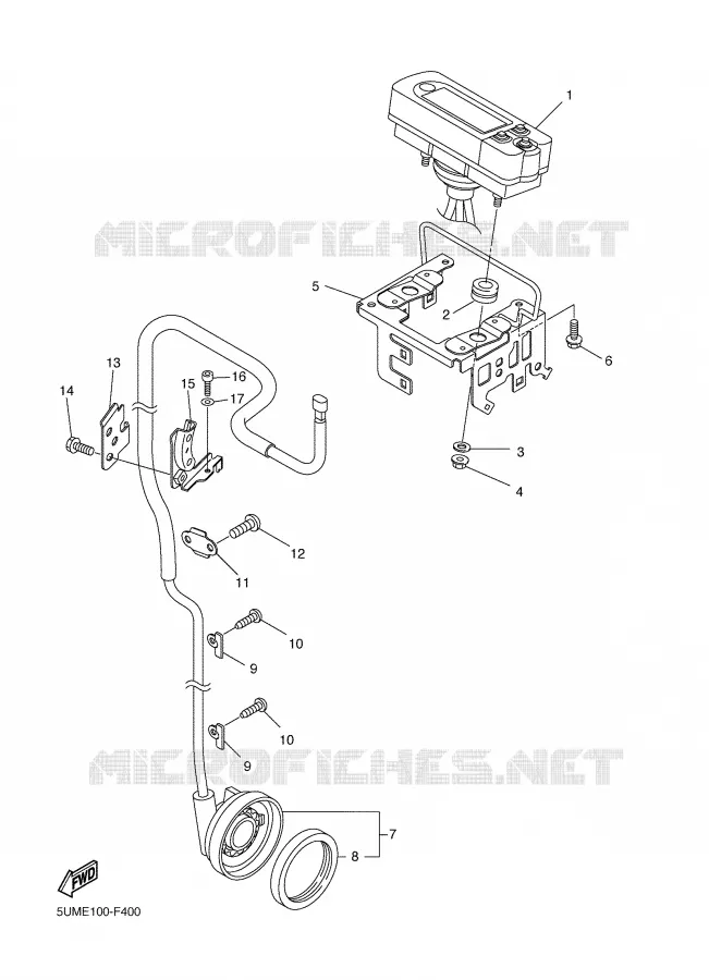 TELLERSET Yamaha MOTO 450 2007 WRF  WR450F