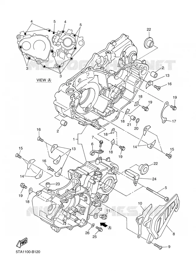 CARTERDELEN Yamaha MOTO 450 2003 WRF  WR450FR
