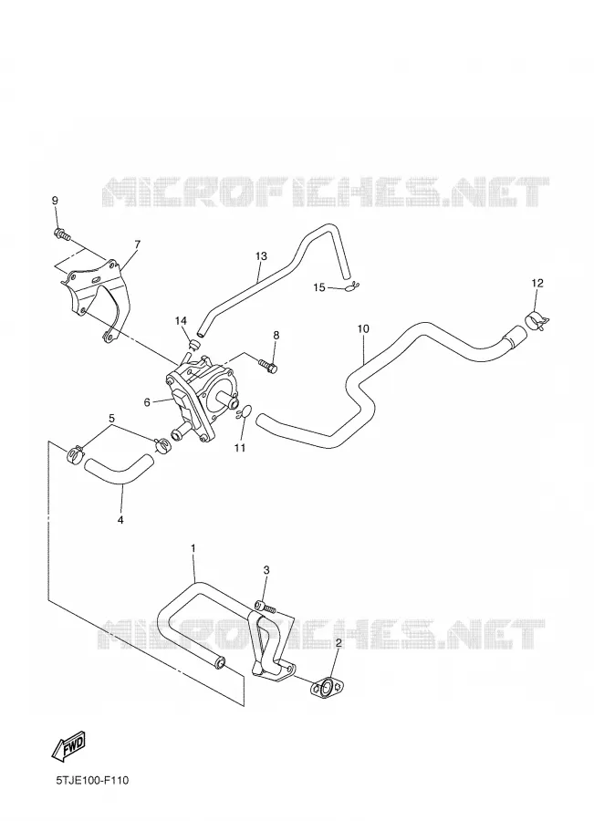 AIR INDUCTION SYSTEM AIS Yamaha MOTO 450 2007 WRF  WR450FW