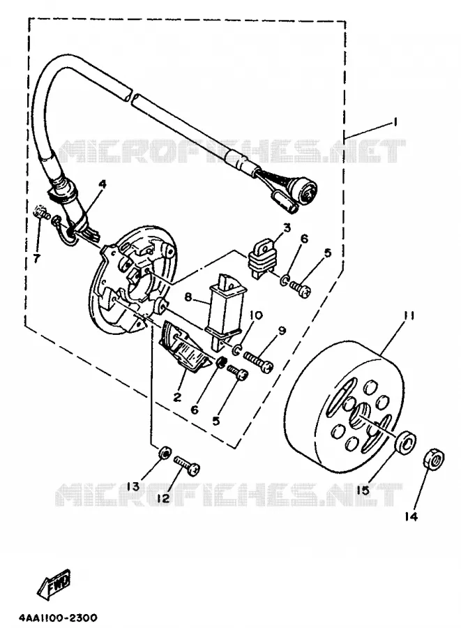 DYNAMO Yamaha MOTO 500 1992 WRZ  WR500ZD