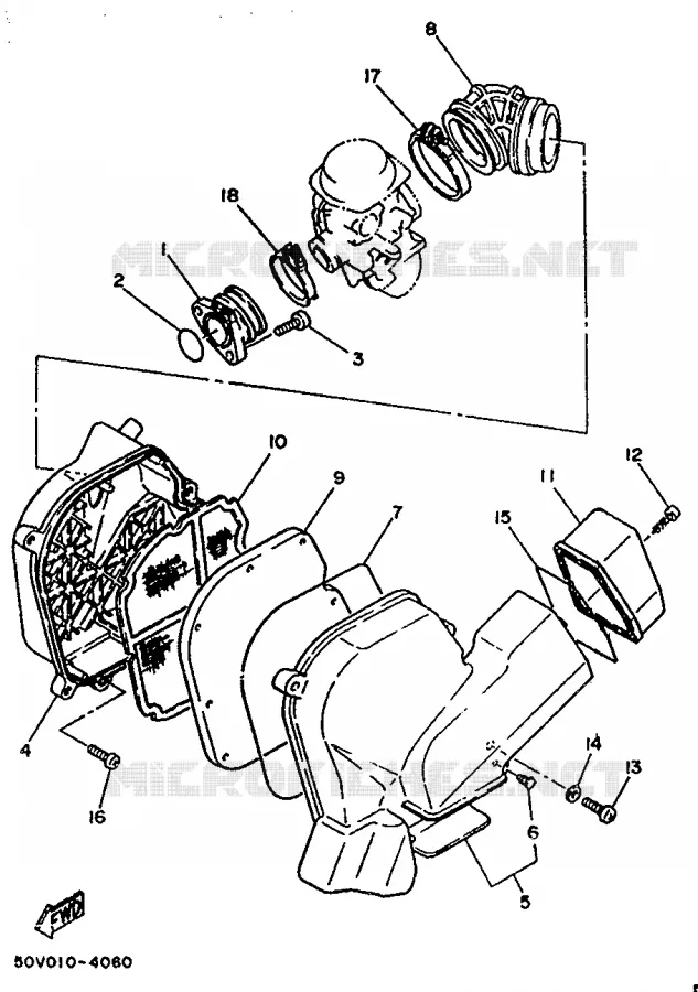 INLAAT Yamaha SCOOTER 125 1993 BELUGA  XC125
