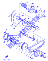 STARTMOTOR KOPPELINGS voor Yamaha XC125 1995
