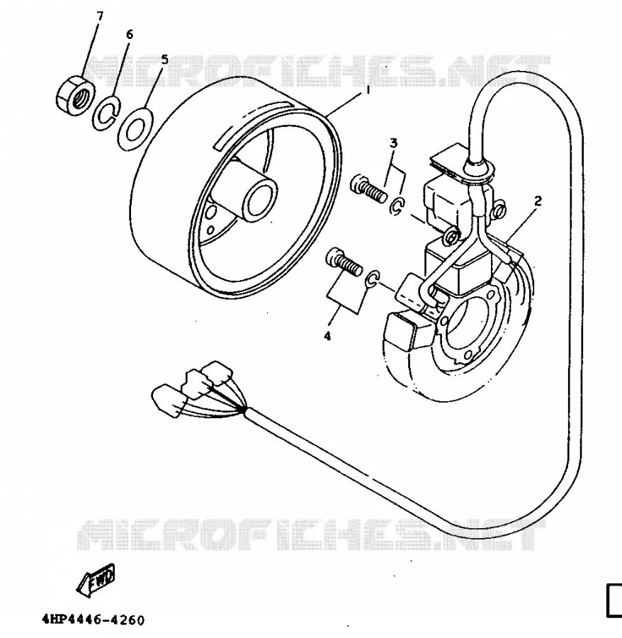 DYNAMO Yamaha SCOOTER 125 1995 XC  XC125