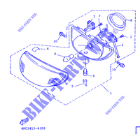 KOPLAMP voor Yamaha XC125 1995