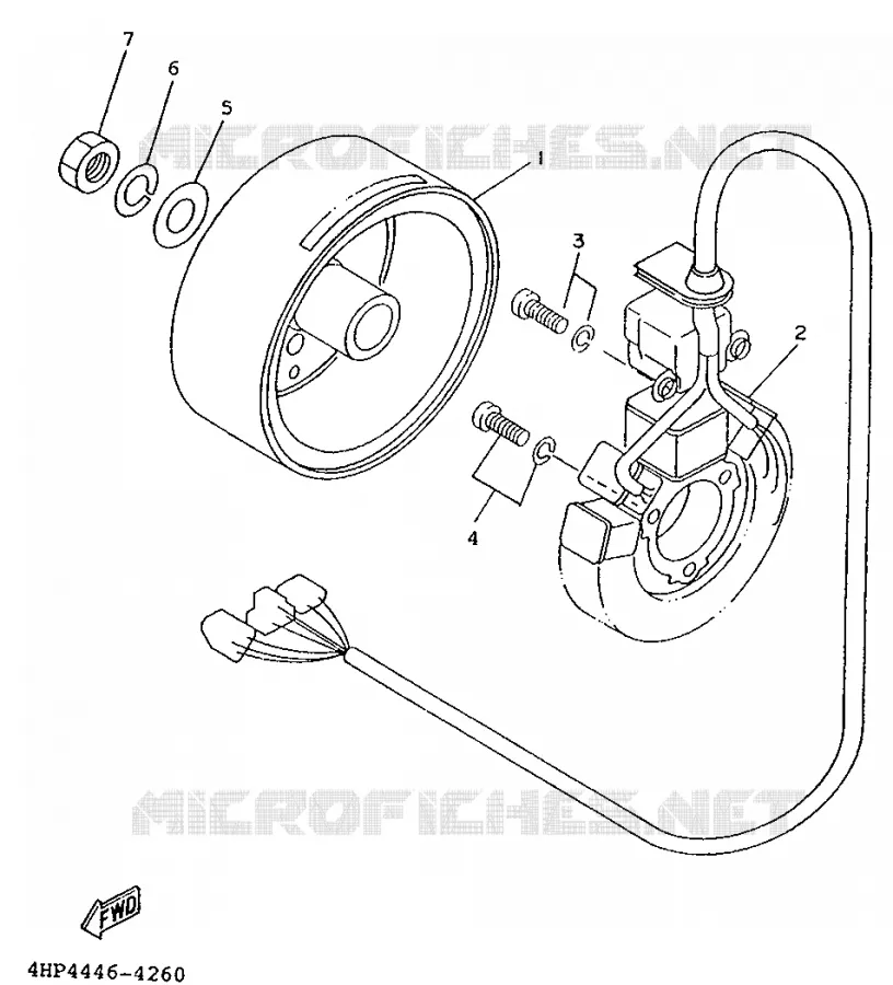 DYNAMO Yamaha SCOOTER 125 1996 XC  XC125