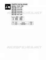 * CATALOG PREFACE * voor Yamaha XC125 1996