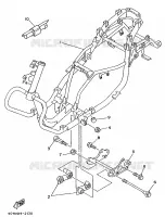 FRAME voor Yamaha XC125 1996