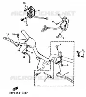 STUURSCHAKELAAR / HEVEL voor Yamaha XC125 1996