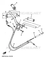 STUUR / KABEL voor Yamaha XC125 1996
