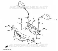 KAP 1 voor Yamaha XC125 1996