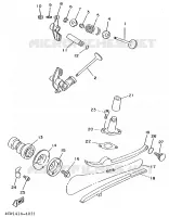 KLEPPEN voor Yamaha XC125 1996