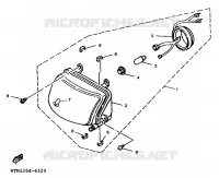 KOPLAMP voor Yamaha XC125 1996