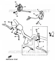 STUURSCHAKELAAR / HEVEL voor Yamaha XC125 1996