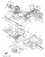 CARTERDELEN voor Yamaha XC125 1996