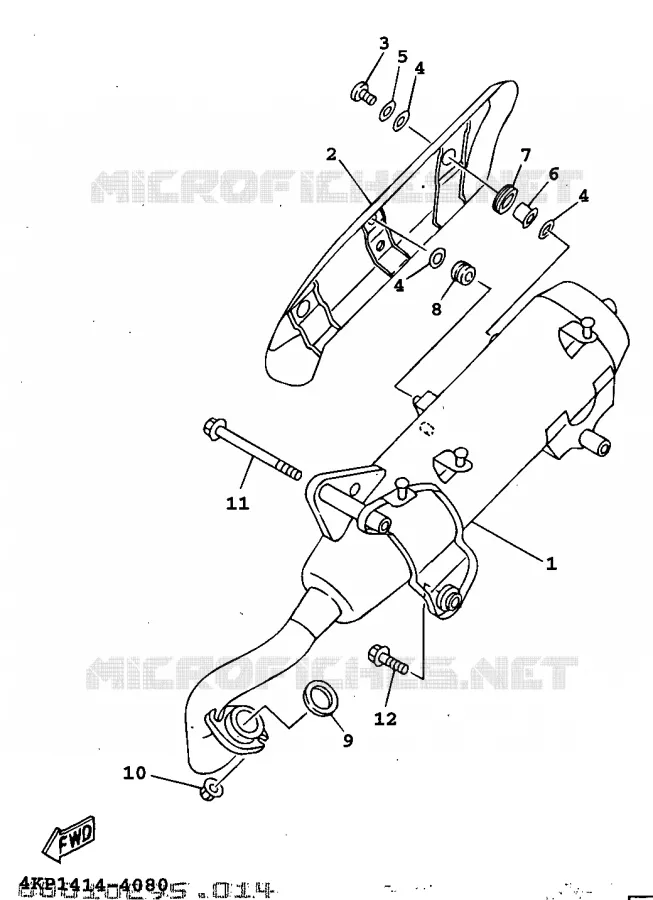 UITLAAT Yamaha SCOOTER 125 1998 XC  XC125